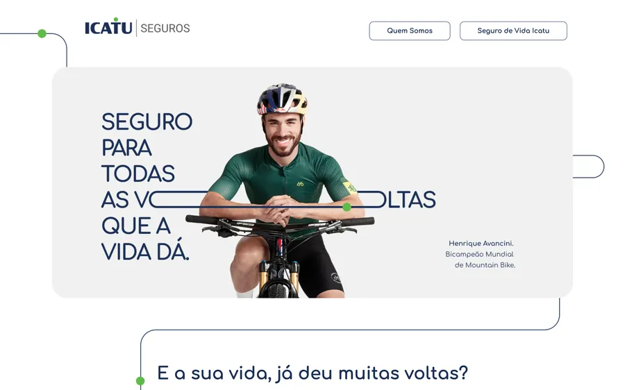 Icatu Seguros — Home da campanha da Icatu Seguros